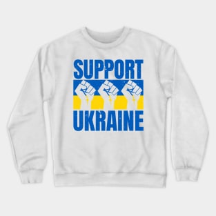 Support Ukraine, Stand With Ukraine Crewneck Sweatshirt